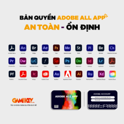 Mua Tài khoản Adobe All App 80GB Cloud | Bản Quyền – An Toàn